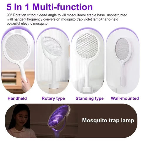 adjustable angle stable base wall mount hanger attract and kill mosquitoes and other flying insects using UV light and electric grid Essential tool to reduce mosquitoes