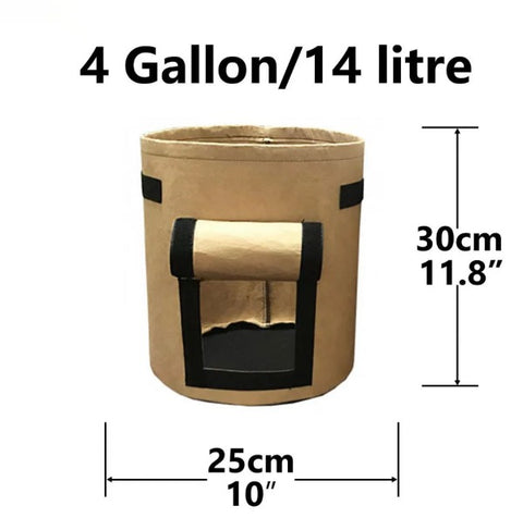Healthy plant growth Proper air circulation these reusable growing bags promote healthy plant growth by allowing for proper air and water circulation Perfect for urban gardening small spaces or anyone looking for a versatile and convenient way to grow plants.