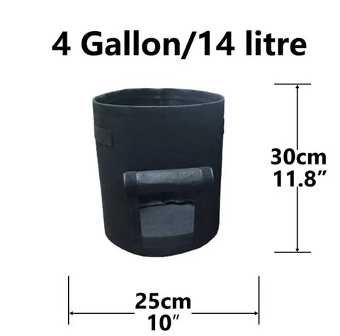 Healthy plant growth Proper air circulation these reusable growing bags promote healthy plant growth by allowing for proper air and water circulation Perfect for urban gardening small spaces or anyone looking for a versatile and convenient way to grow plants.