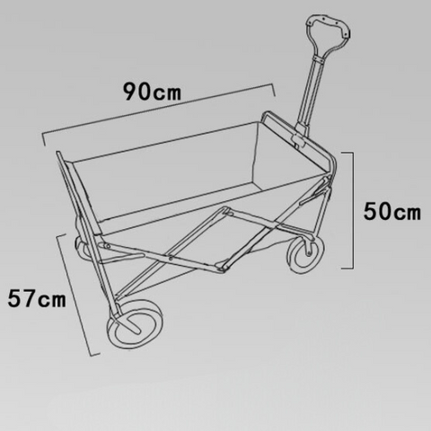 Foldable adjustable large wheel Whether you're camping hiking or exploring this wagon is the perfect outdoor accessory