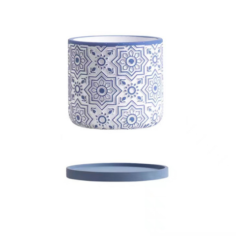 succulent planting snow flake concrete flower pot perfect for showcasing your favorite plants while complementing any decor