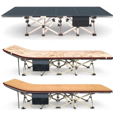 convenient camping experience double side mattress Made with Teslin fabric and steel tubes that can support up to 500lbs and can be easily transported due to its foldable design