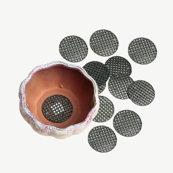essential tools Prevent soil leakage from your flower pots while allowing proper drainage and air circulation