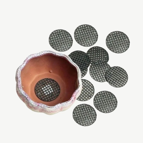 essential tools Prevent soil leakage from your flower pots while allowing proper drainage and air circulation