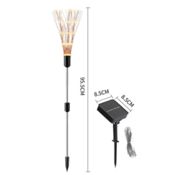 Fireworks Gardenlight backyard ledlight decoration waterproof Upgrade your outdoor space with our solar lights and enjoy the beauty of sustainable lighting.