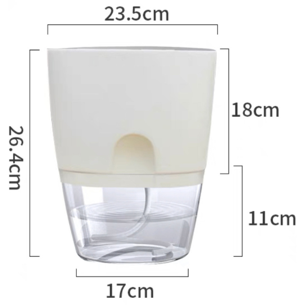 self watering Water reservoir Ideal for busy individuals who want to relish the advantages of owning plants without the inconvenience of constant watering these pots are ingeniously created to automatically water your plants and save your time