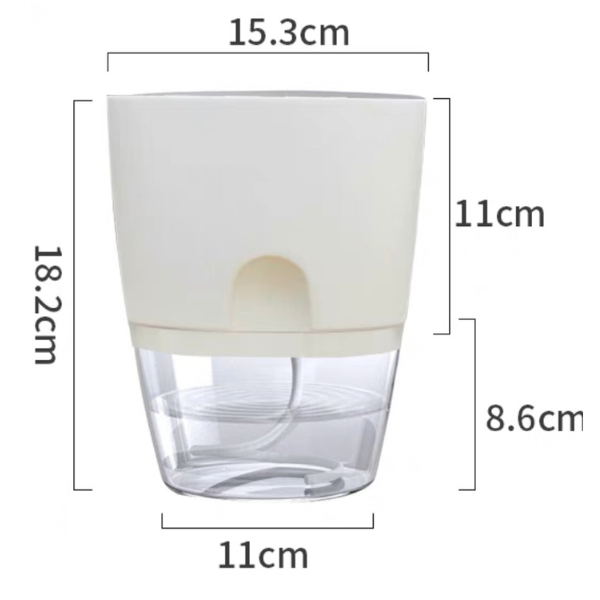 self watering Water reservoir Ideal for busy individuals who want to relish the advantages of owning plants without the inconvenience of constant watering these pots are ingeniously created to automatically water your plants and save your time