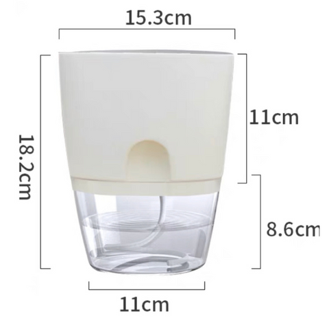 self watering Water reservoir Ideal for busy individuals who want to relish the advantages of owning plants without the inconvenience of constant watering these pots are ingeniously created to automatically water your plants and save your time