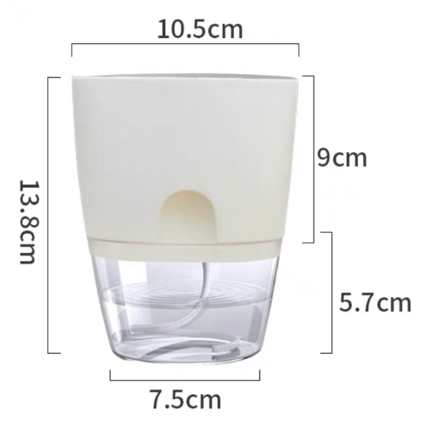 self watering Water reservoir Ideal for busy individuals who want to relish the advantages of owning plants without the inconvenience of constant watering these pots are ingeniously created to automatically water your plants and save your time