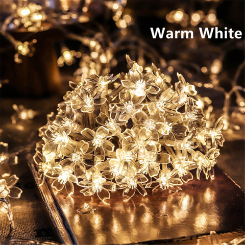 CherryBlossom Gardenlight backyard ledlight decoration waterproof Upgrade your outdoor space with our solar string lights and enjoy the beauty of sustainable lighting.