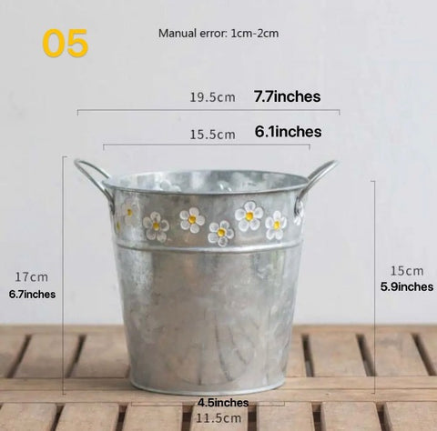 vintage home decor Provides a charming and versatile way to plant your favorite flowers and plants Its rustic design adds a touch of style to any setting making it a perfect fit for both indoor and outdoor spaces