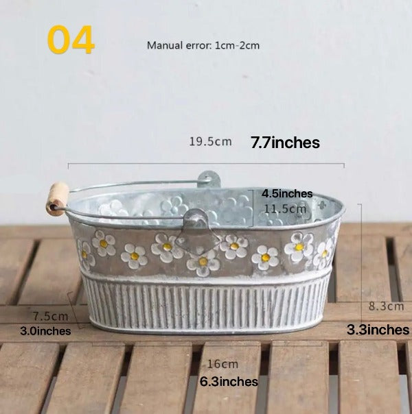 vintage home decor Provides a charming and versatile way to plant your favorite flowers and plants Its rustic design adds a touch of style to any setting making it a perfect fit for both indoor and outdoor spaces