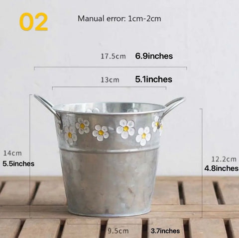 vintage home decor Provides a charming and versatile way to plant your favorite flowers and plants Its rustic design adds a touch of style to any setting making it a perfect fit for both indoor and outdoor spaces