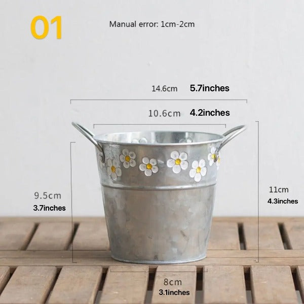 vintage home decor Provides a charming and versatile way to plant your favorite flowers and plants Its rustic design adds a touch of style to any setting making it a perfect fit for both indoor and outdoor spaces